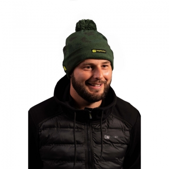 RidgeMonkey APEarel Bobble Beanie Hat Camo