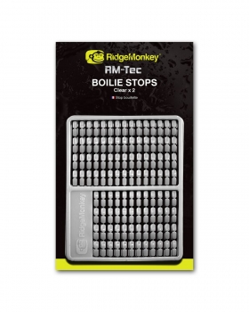 RidgeMonkey RM-TEC Boilie Stops - Clear x 2