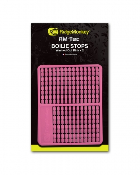 RidgeMonkey RM-TEC Boilie Stops - Washed Out Pink x 2