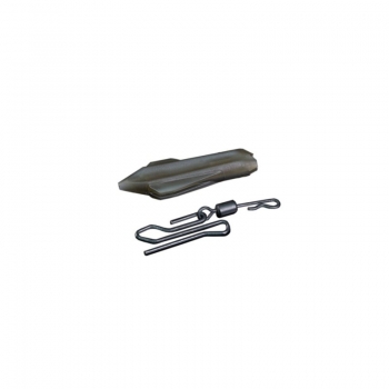 RidgeMonkey Uni Lead Clip Camo Brown - 5 Stück 