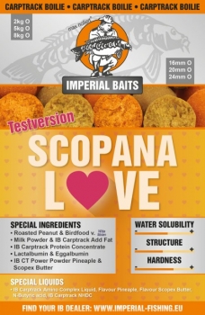 Preview: Imperial Fishing IB Carptrack Scopana.Love Boilie - 2 kg / 24 mm