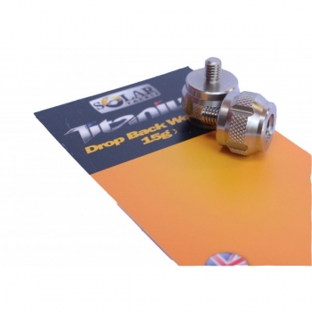 Solar Tackle Titanium P1 Drop Back Weights 15g