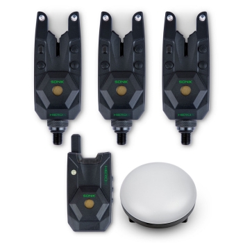 Sonik Herox Bite Alarm Set 3+1+Bivvy Light
