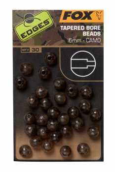 Fox Edges Camo Tapered Bore Beads 6 mm
