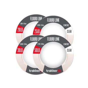 Trakker Fluorocarbon Hakenvorfach Fluoro Link - 25lb 0.45mm