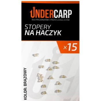 Undercarp Haken Stopper - Braun (15 Stück)