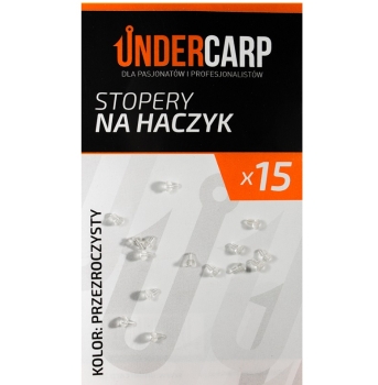 Undercarp Haken Stopper - Transparent (15 Stück)