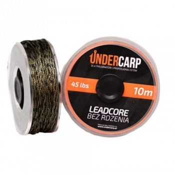 Undercarp Leadcore ohne Kern - 45lb/10m Green