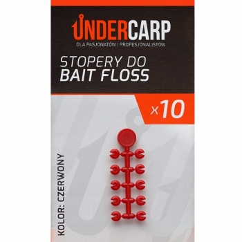 Undercarp Stopper für Bait Floss - Red
