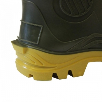 Preview: Vass - E Boot Gummistiefel Khaki/Yellow - EU44-45 / UK10