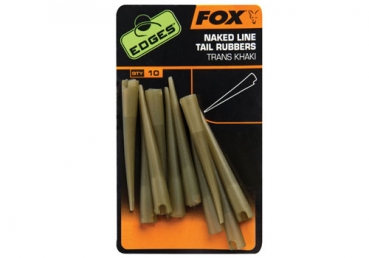 Fox Edges Naked Line Tail Rubbers Trans Khaki