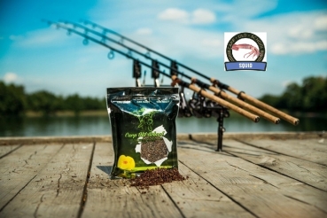 Carp Old School Fertig Mix Hanf/Raps 1 kg - Squid