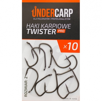 Undercarp Karpfenhaken Twister PRO size 2