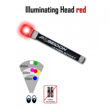 Poseido Angelsport Illuminating Head - rot