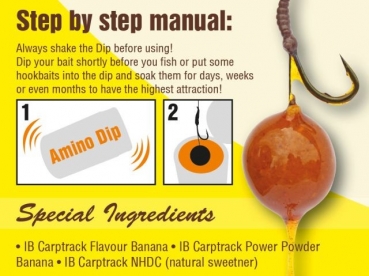 Preview: Imperial Fishing IB Carptrack Amino Dip Banana - 150 ml