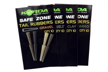 Korda Safe Zone Tail Rubbers - Weed