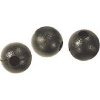 Mika Rubber Beads - green - 12 Stck