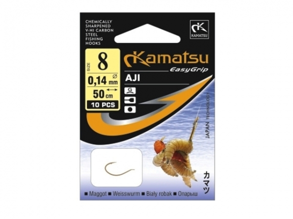 Kamatsu AJI Vorfachhaken  Weißwurm Gr 8 / 0,14 mm
