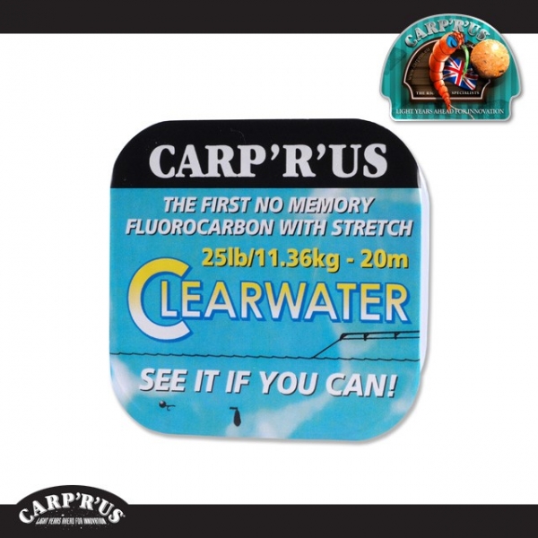 Carp'R'Us - Clearwater Fluorocarbon - 25 lb (20 m)