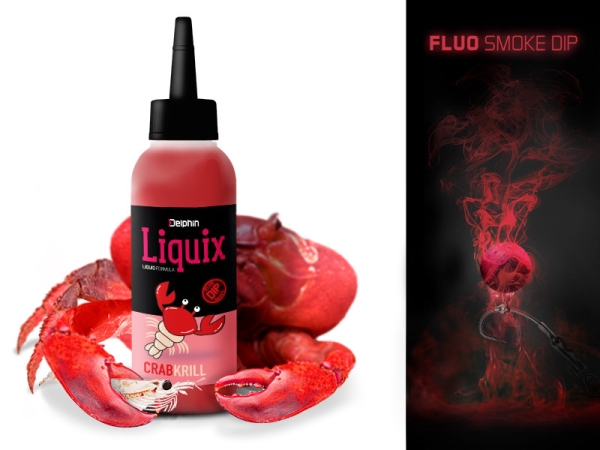 Delphin Fluo Dip SNAX Liquix 100ml Krabben-Krill