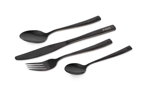 Fox Cooware Black Stainless Cutlery Set