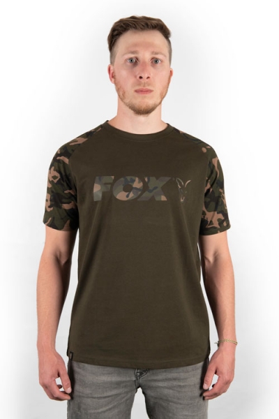 Fox Camo/Khaki Chest Print T-Shirt - X-Large