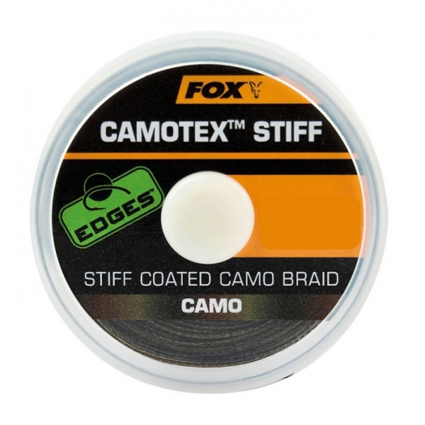Fox Edges Camotex Stiff Coated Braid Camo - 25lb/20m