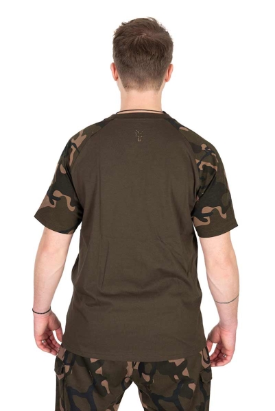 Fox Khaki/Camo Outline T-Shirt XXL