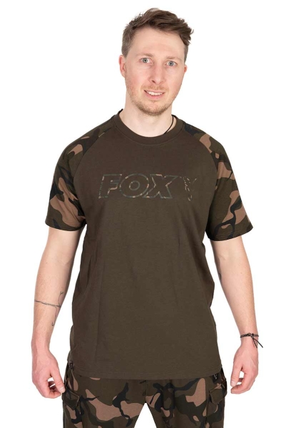Fox Khaki/Camo Outline T-Shirt XL