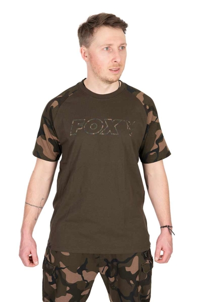 Fox Khaki/Camo Outline T-Shirt XL