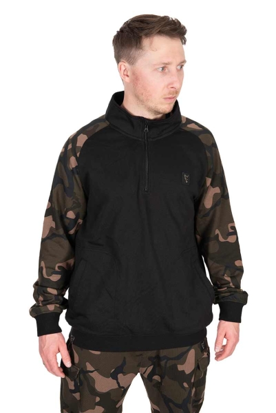 Fox LW Black/Camo QTR Zip XXL