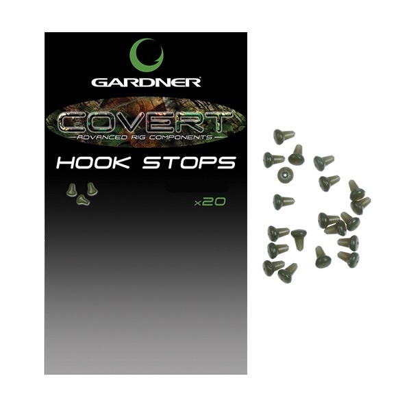 Gardner Covert Hook Stops - Green