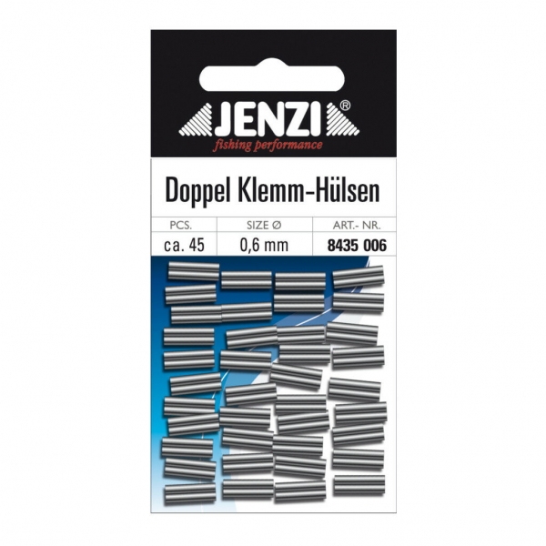 Jenzi Doppel Klemmhülsen Durchmesser: 0,8 mm