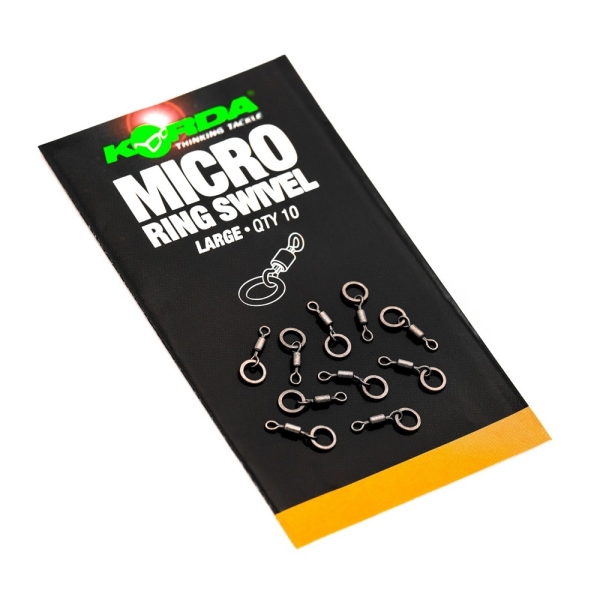 Korda Micro Rig Ring Wirbel Large 10pcs