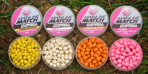 Mainline Baits Match Dumbell Wafters 8mm - Yellow - Pineapple 50ml