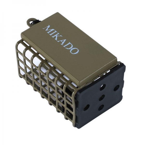 Mikado Futterkorb Metall Eckig mit Boden 10g