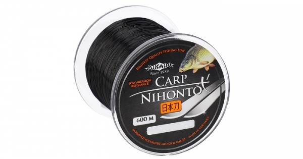 Mikado Nihonto Carp Black Monofile - 0.24mm/7.50kg/600m