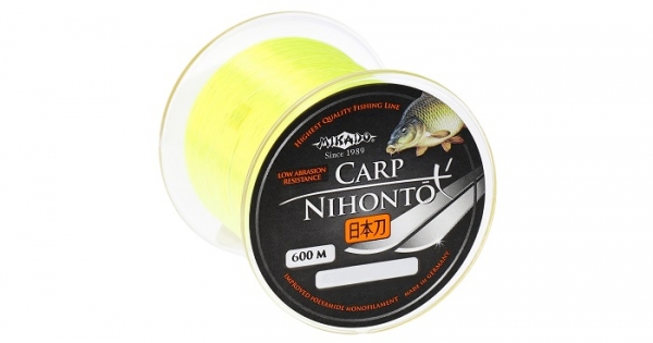 Mikado Nihonto Carp Fluo Monofile - 0.25mm/7.30kg/600m