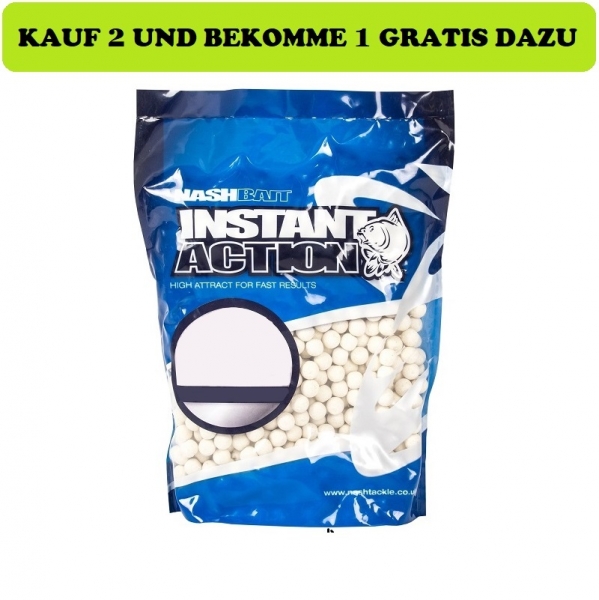Nash Bait Instant Action Boilies Coconut Creme - 20mm 1kg
