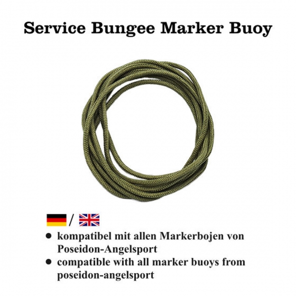 Poseidon Angelsport Service Bungee Marker Buoy