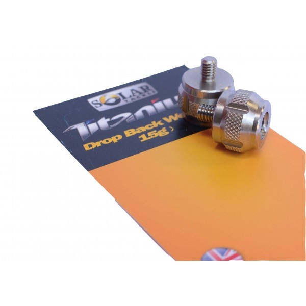 Solar Tackle Titanium P1 Drop Back Weights 15g