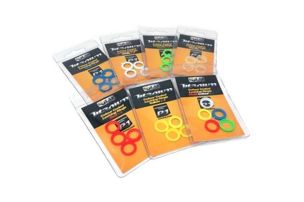 Solar Titanium Colour Coded Locking Rings Green