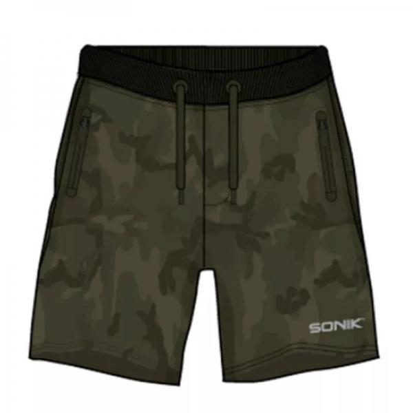 Sonik Camo Fleece Shorts - XL