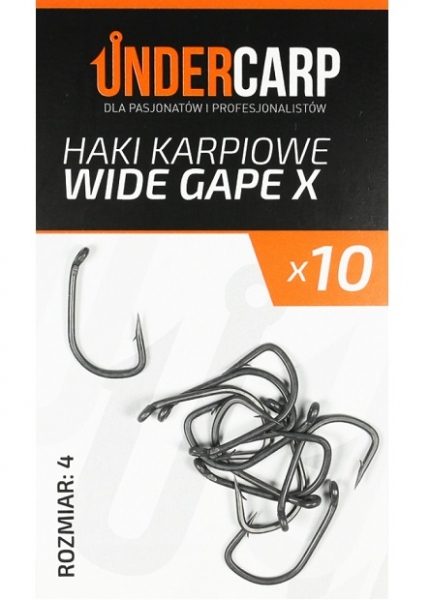 Undercarp Karpfenhaken Wide Gape X size 4