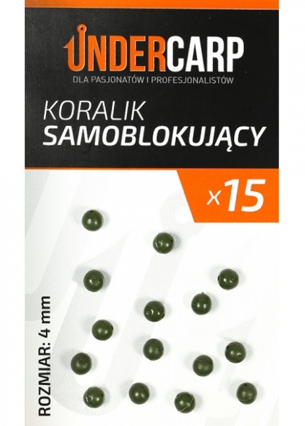 Undercarp Rubber Beads 4mm - Green