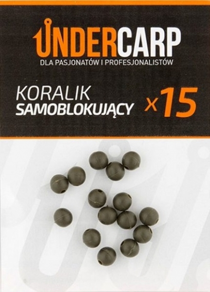 Undercarp Rubber Beads 6mm - Green