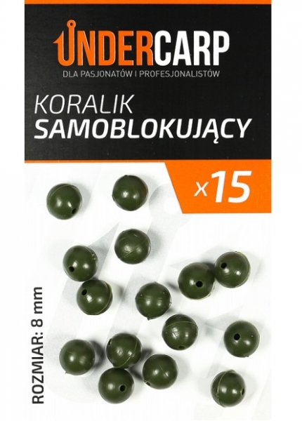Undercarp Rubber Beads 8mm - Green