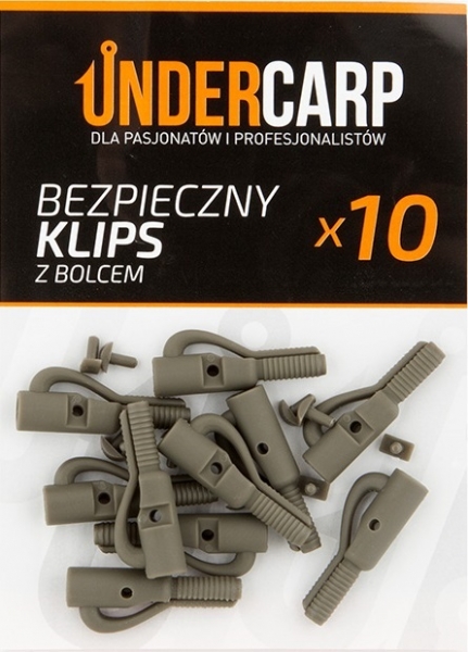 Undercarp Safety Clips mit Stift - Green