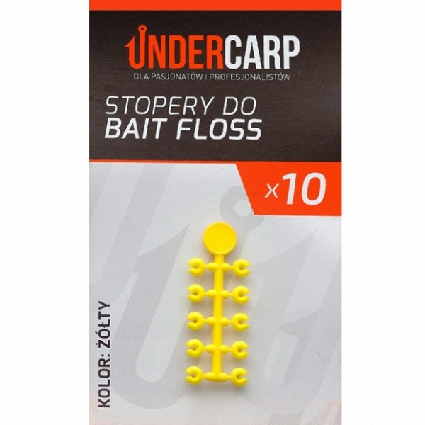 Undercarp Stopper für Bait Floss - Yellow