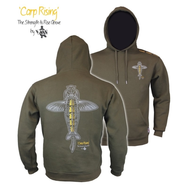 Vass Carp Rising Hoodie Khaki Edition XL
